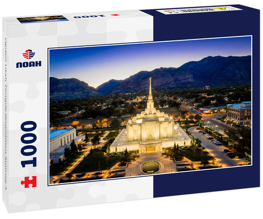 Ogden Utah Temple Downtown Sunrise 3