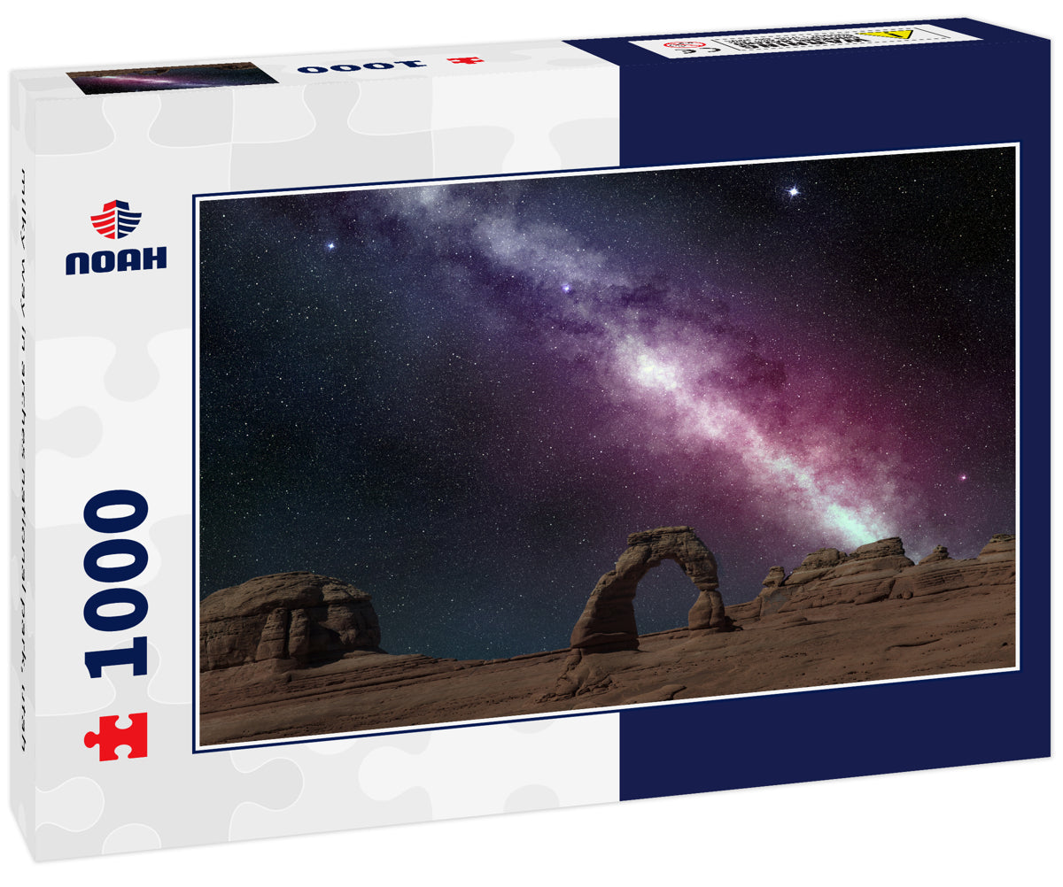 milky way in arches national park, utah