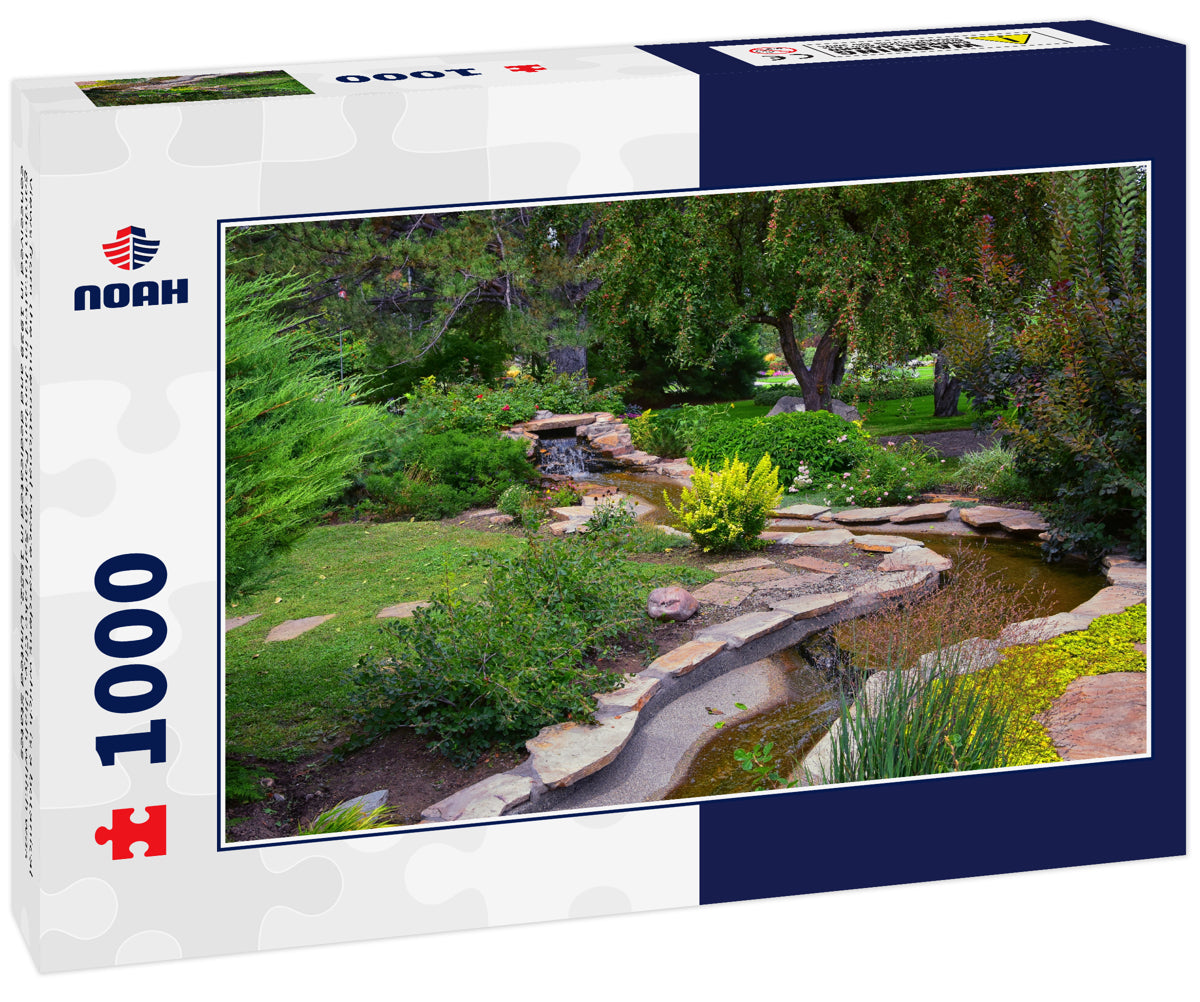 Views from the International Peace Gardens which is a botanical garden located in Jordan Park in Salt Lake City, Utah which was conceived in 1939 and dedicated in 1952. United States