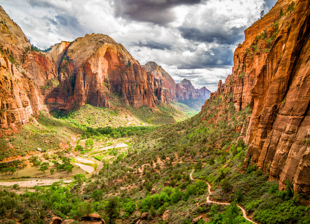 landscape from zion national park utah