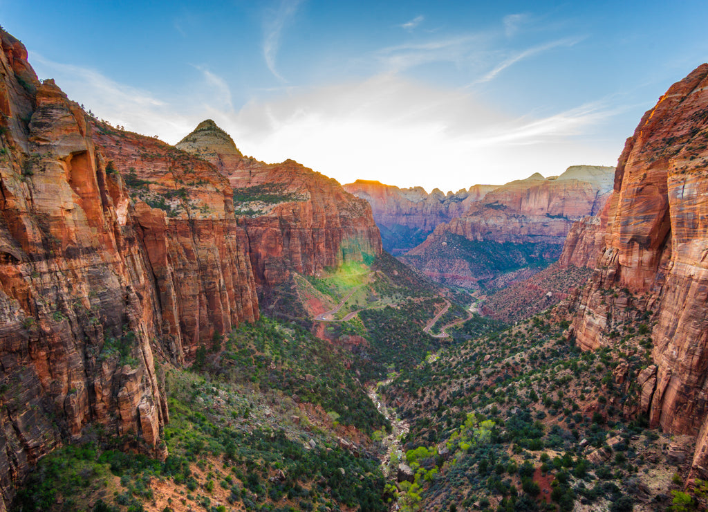 Amazing view of Zion national park, Utah