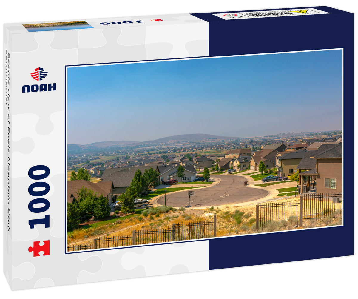 Scenic view of Eagle Mountain Utah community