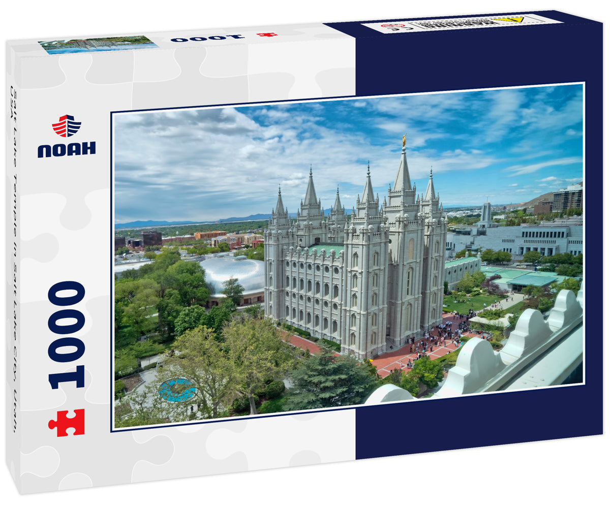 Salt Lake Temple in Salt Lake City, Utah, USA