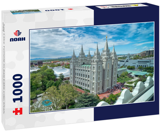 Salt Lake Temple in Salt Lake City, Utah, USA