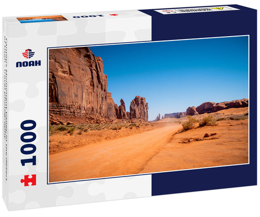 Famous Monument Valley in the desert of Utah - travel photography