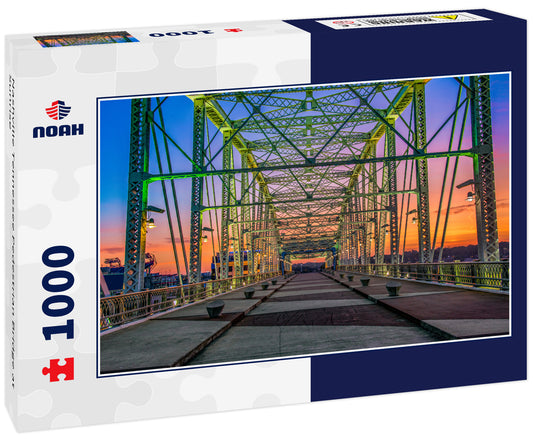 Nashville Tennessee Pedestrian Bridge at Sunrise