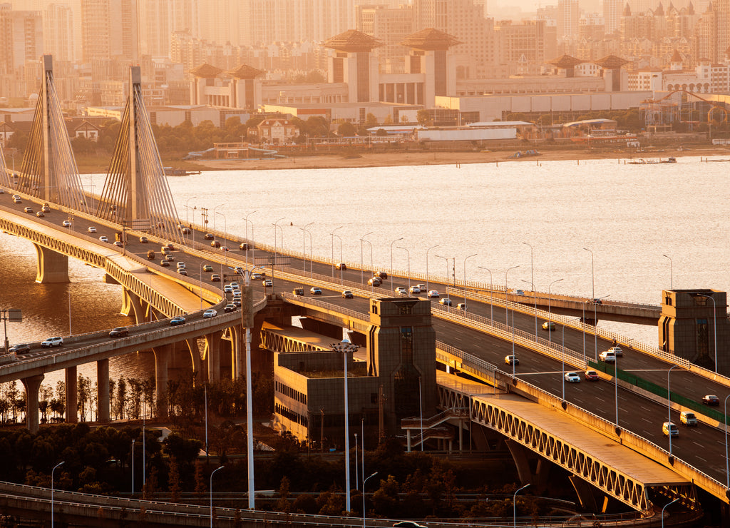 Memphis, Tennessee, USA at Hernando de Soto Bridge