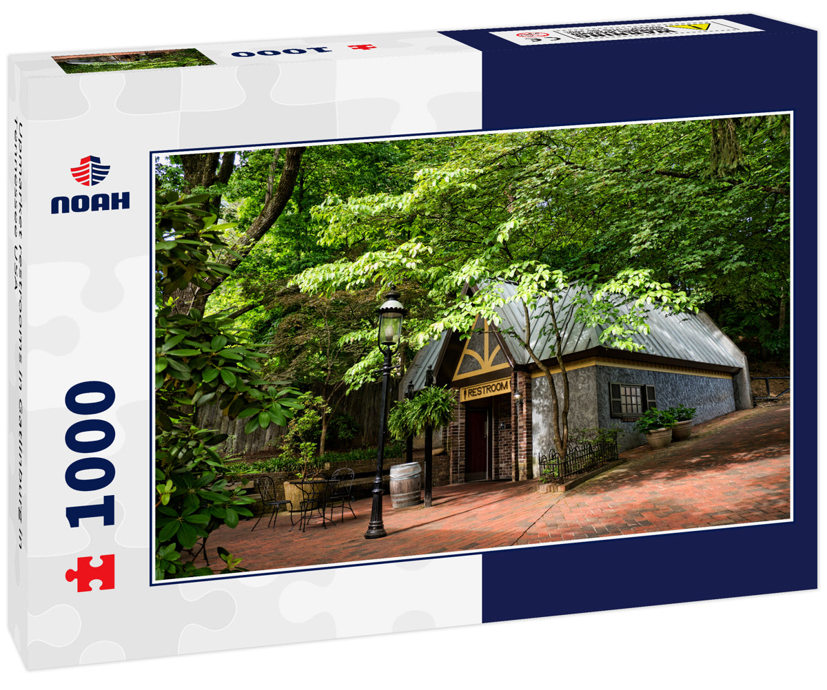 Upmarket restrooms in Gatlinburg in Tennessee USA