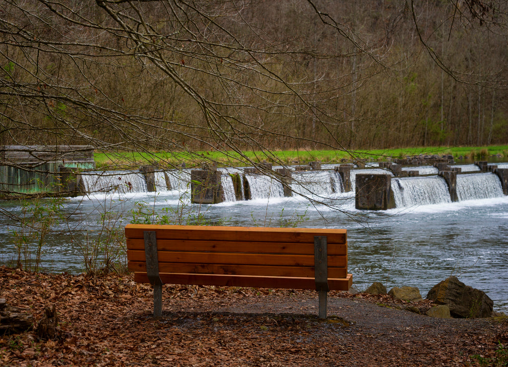 Holston River Weir Dams near Bristol Tennessee