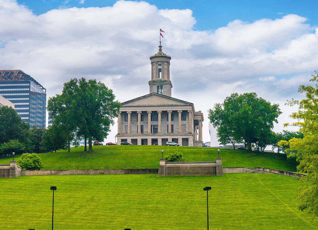 The Tennessee State Capitol building, located in Nashville, Tennessee, is the seat of government for the U.S. state of Tennessee, serving as home of the Tennessee General Assembly