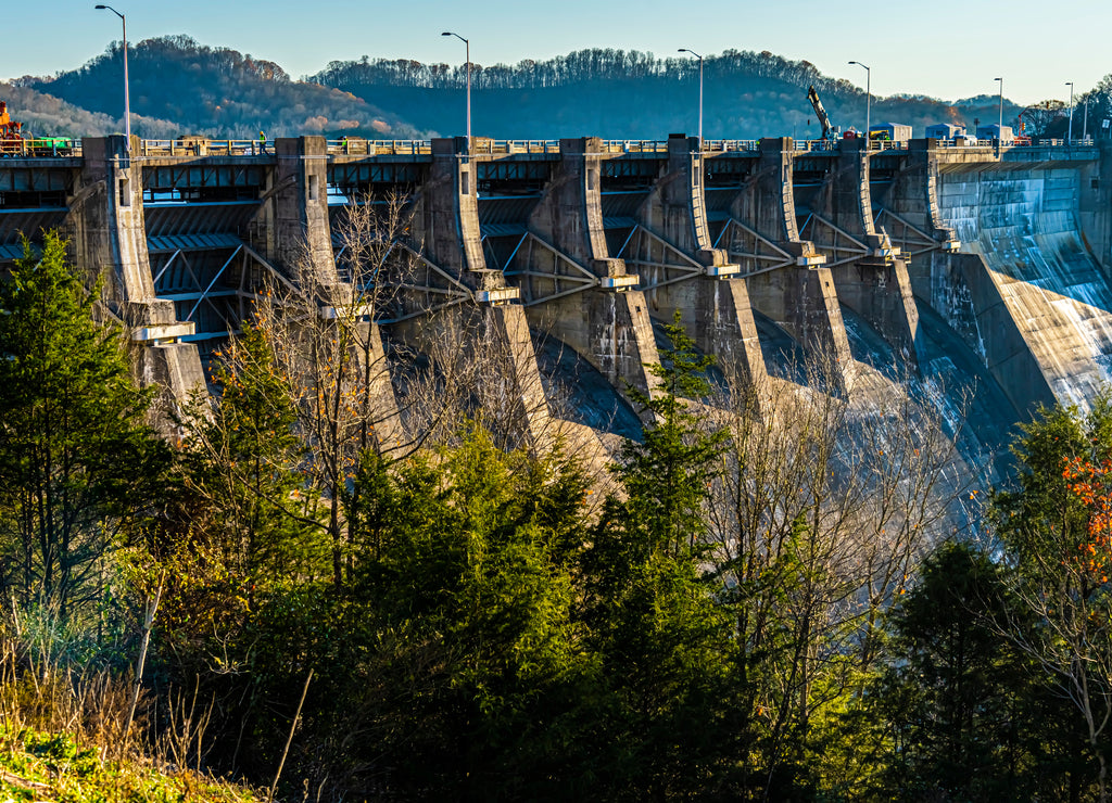 Center Hill Dam near Smithfield in Middle Tennessee was built in 1948