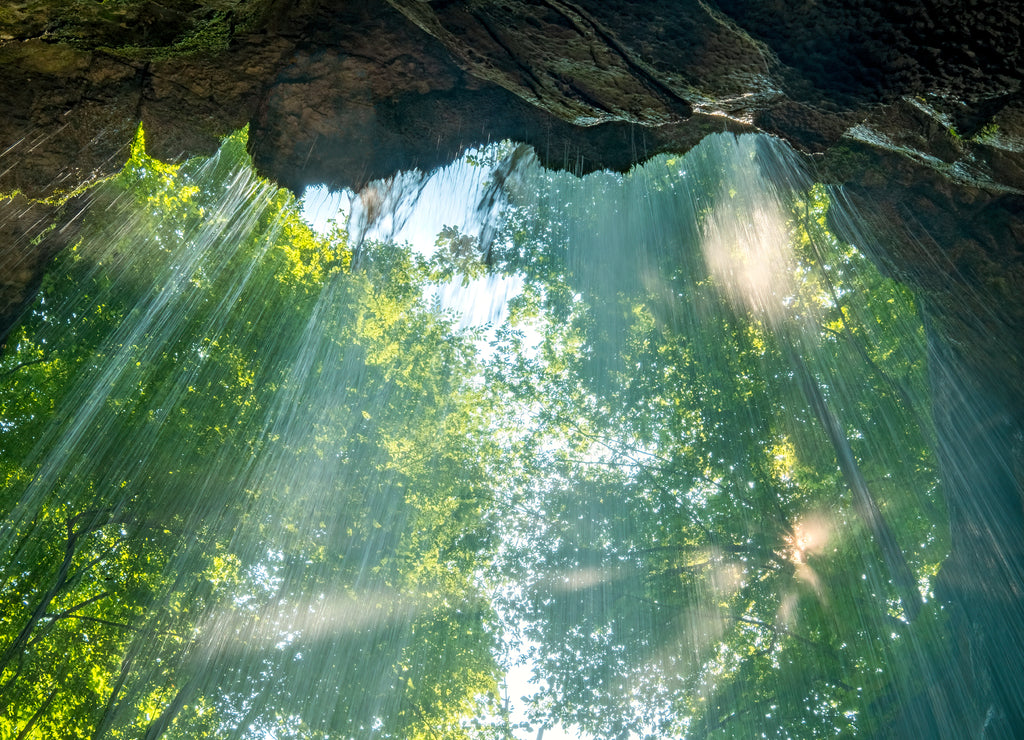 View from Behind Lost Creek Falls, Lost Creek State Natural Area, Tennessee