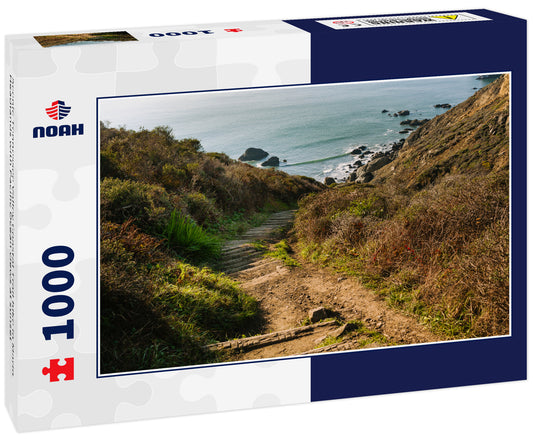 Scenic Tennessee Valley Coastal Trail hike in Marin Headlands with Pacific Ocean views at sunset