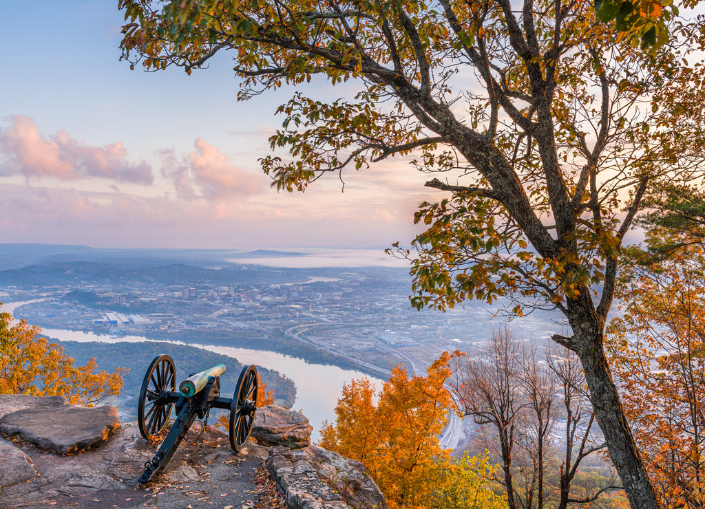 Chattanooga, Tennessee, USA view from Lookout Mountain