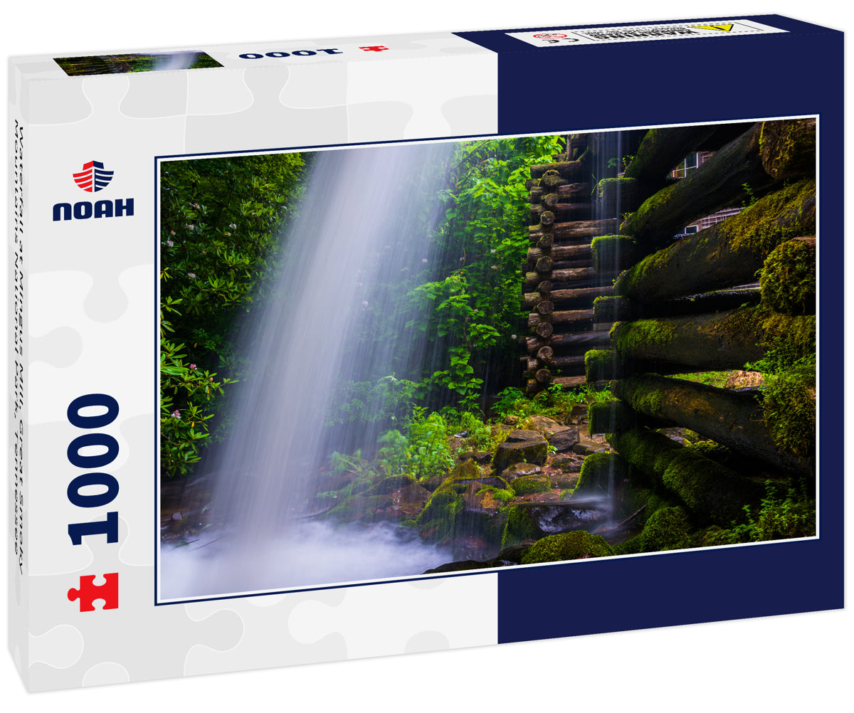 Waterfall at Mingus Mill, Great Smoky Mountains National Park, Tennessee