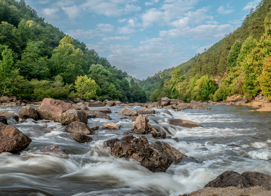 Whitewater view of the Ocoee river, Tennessee