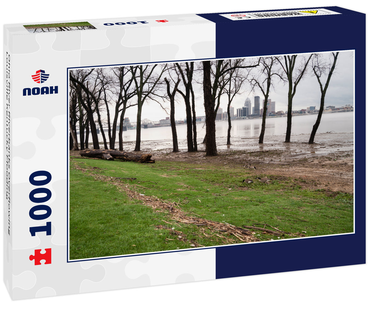 Ohio River Riverbanks Overflowing Louisville Kentucky Flooding