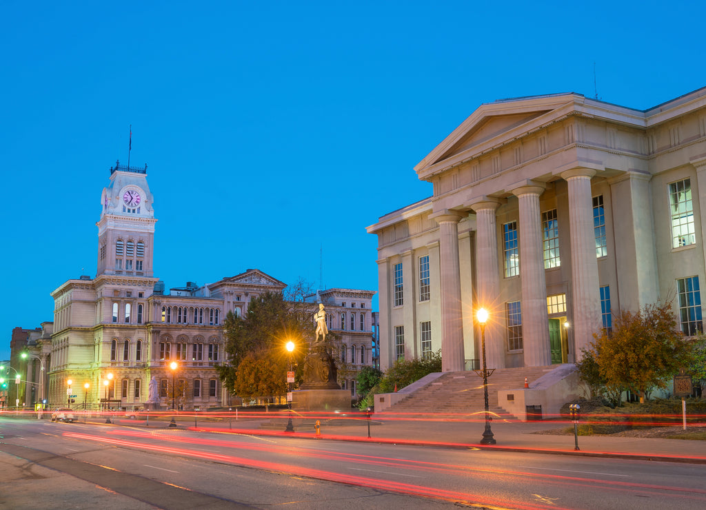 The old City Hall in downtown Louisville, Kentucky