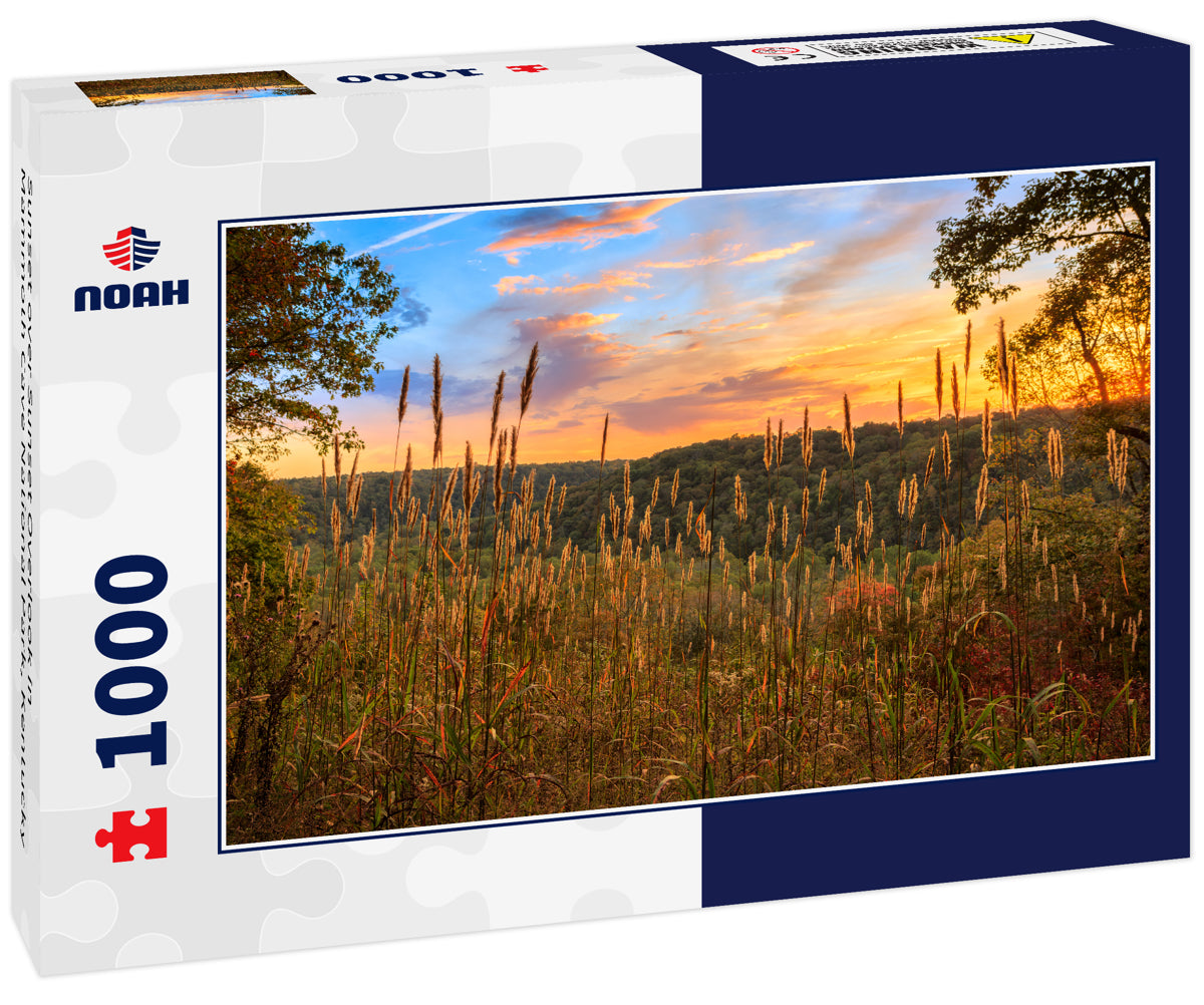 Sunset over Sunset Overlook in Mammoth Cave National Park, Kentucky