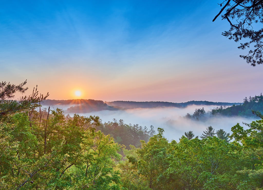 Sunrise at Red River Gorge, Kentucky