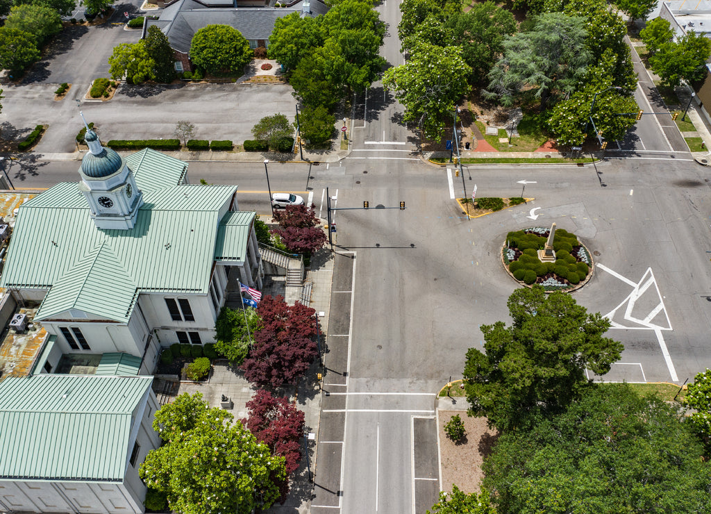 Aiken town center, South Carolina