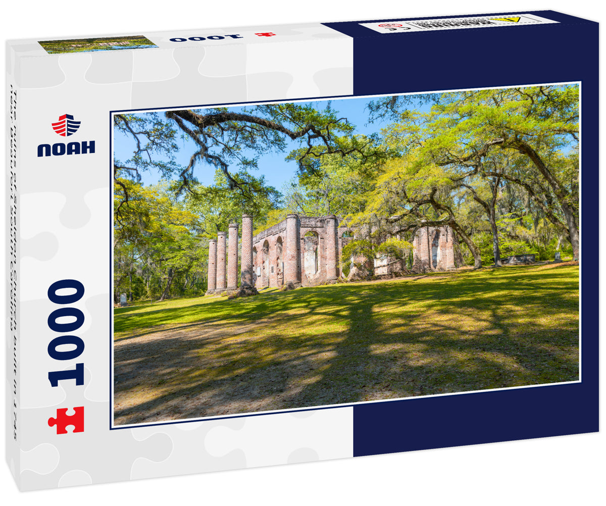 The ruins of Sheldon Church built in 1745 near Beaufort South Carolina