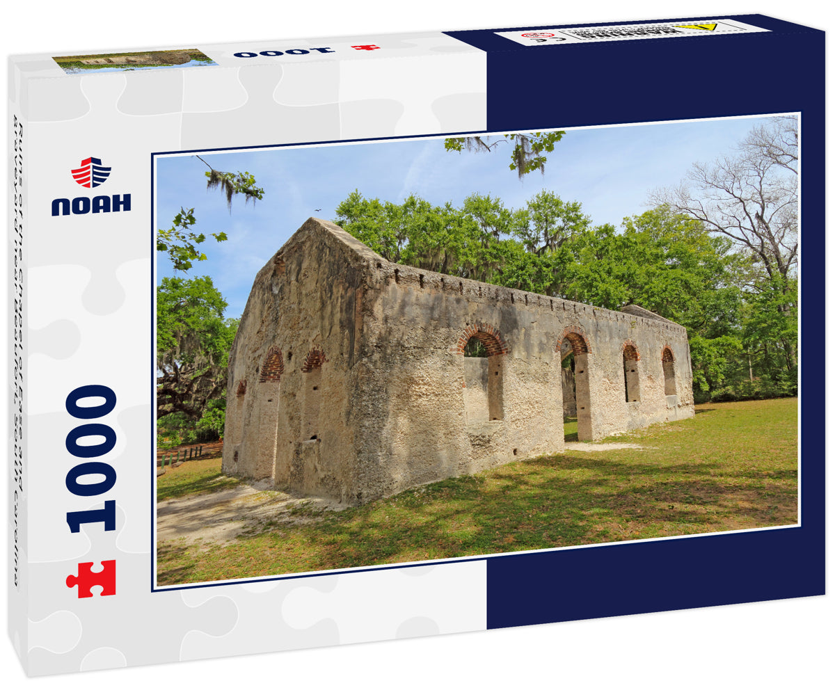 Ruins of the Chapel of Ease and graveyard near Beaufort, South Carolina