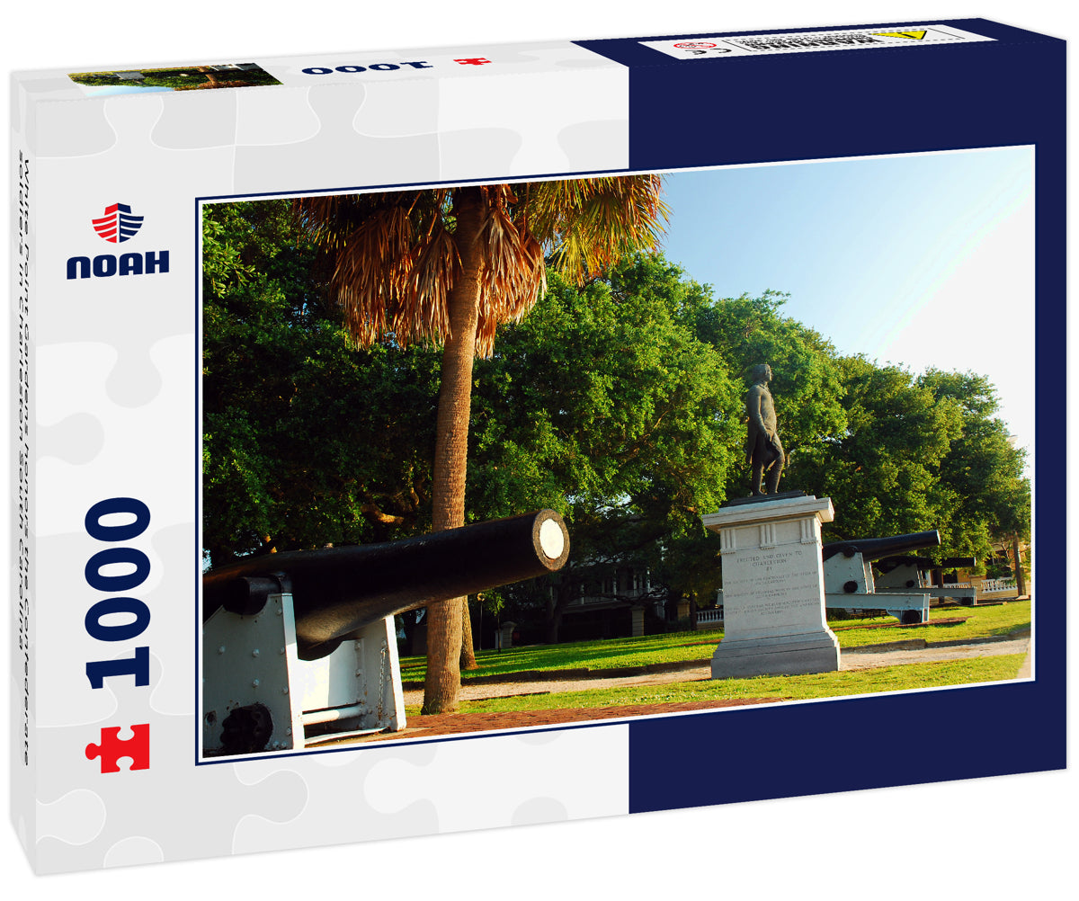 White Point Gardens honors the Confederate soldiers in Charleston South Carolina