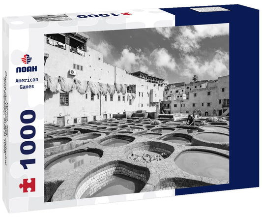 Noah Jigsaw Puzzle Parma, Italy - Piazza del Duomo with cathedral and baptistry, built in 1059. Romanesque architecture in Emilia-Romagna in black white 1000 pieces