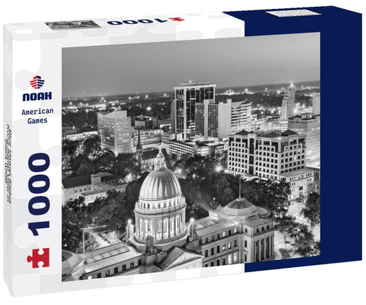 Noah Jigsaw Puzzle Blue Hawaii Kailua Kona Aerial View in black white 1000 pieces