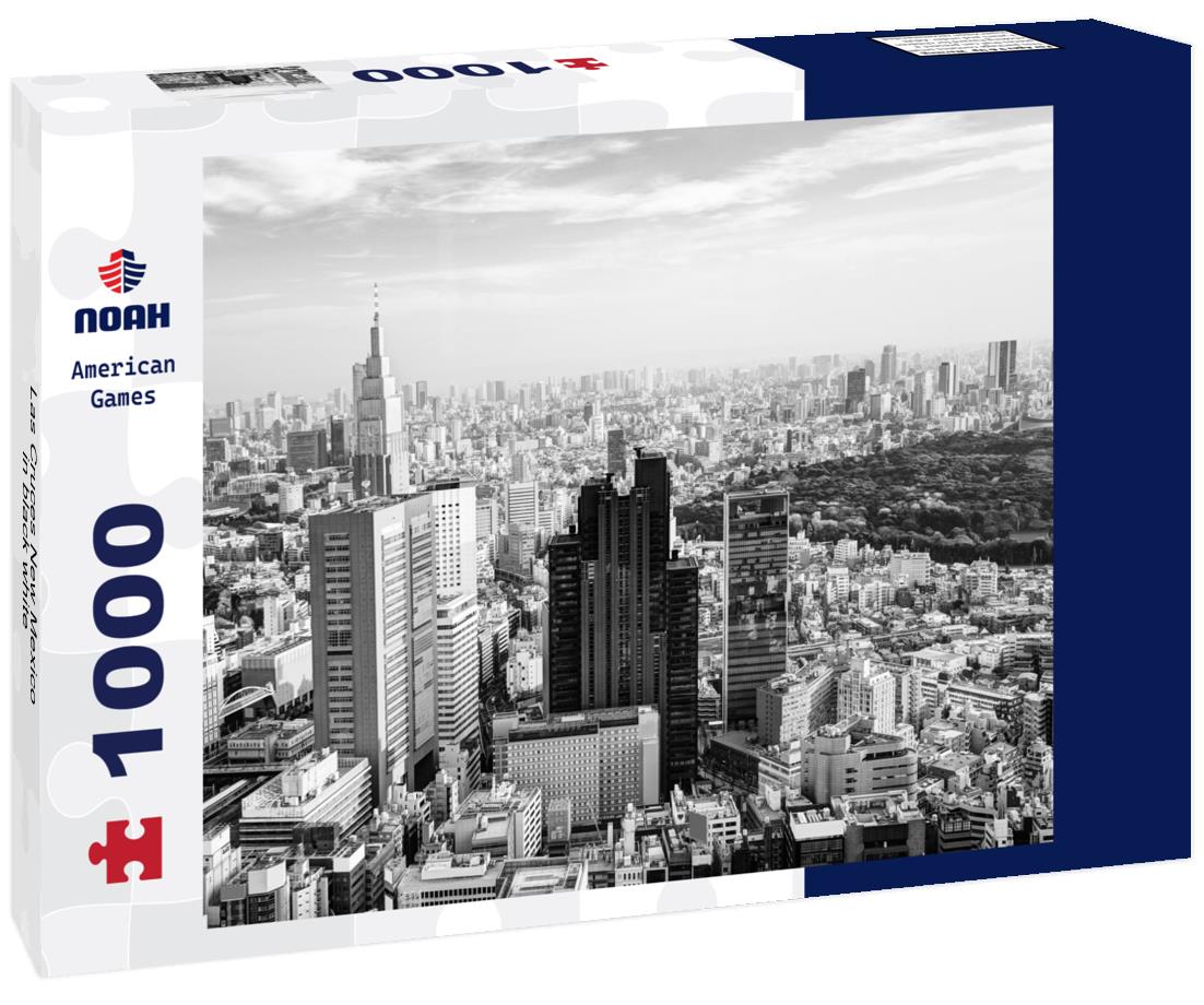 Noah Jigsaw Puzzle Las Cruces New Mexico in black white 1000 pieces