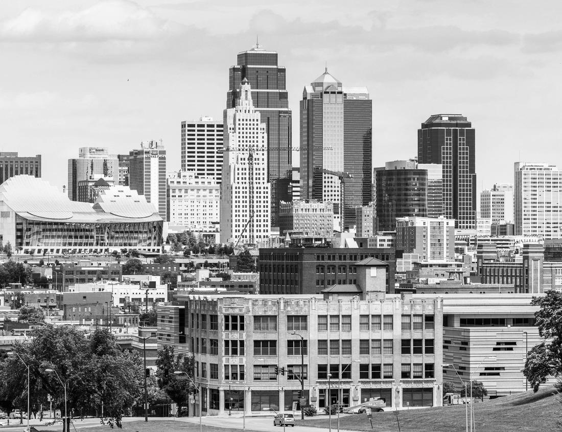Noah Jigsaw Puzzle Group of six giraffes in Tarangire National Park, Tanzania in black white 1000 pieces