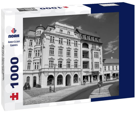 Noah Jigsaw Puzzle Boston, Massachusetts, USA cityscape over North End in black white 1000 pieces