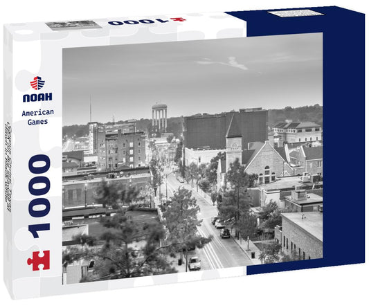 Noah Jigsaw Puzzle Corpus Christi, Texas, USA on the seawall at dawn in black white 1000 pieces