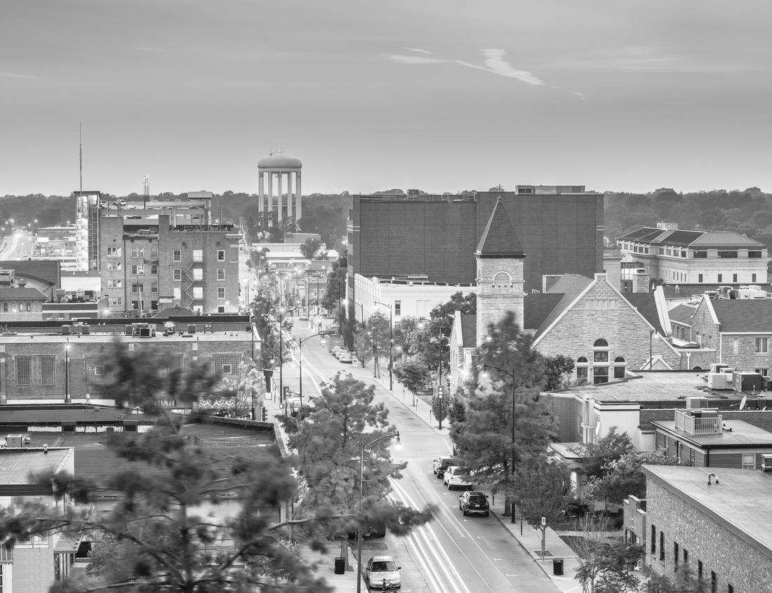 Noah Jigsaw Puzzle Corpus Christi, Texas, USA on the seawall at dawn in black white 1000 pieces