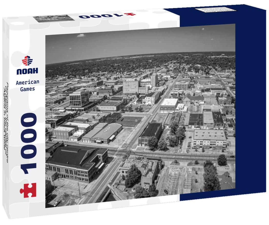 Noah Jigsaw Puzzle Panorama of the city centre of Algiers, the capital of Algeria in black white 1000 pieces