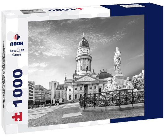 Noah Jigsaw Puzzle Picturesque St Ives, a popular seaside resort and harbor in Cornwall, England in black white 1000 pieces