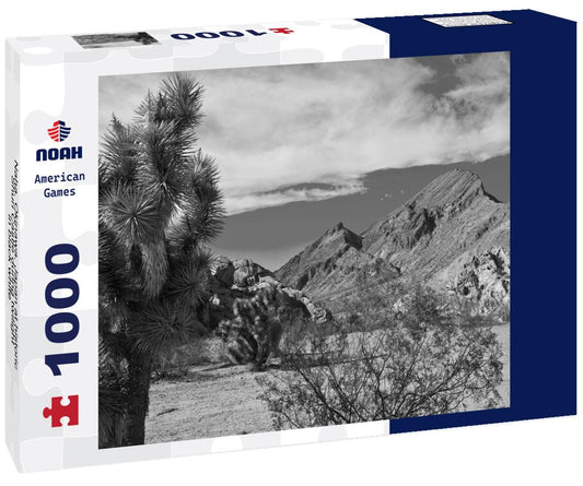 Noah Jigsaw Puzzle Naha, Okinawa, Japan at historic Shuri Castle during twilight in black white 1000 pieces