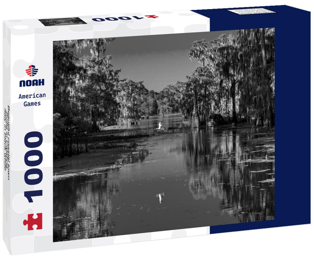 Noah Jigsaw Puzzle Beautiful coastal town Scilla in Calabria. Italy in black white 1000 pieces