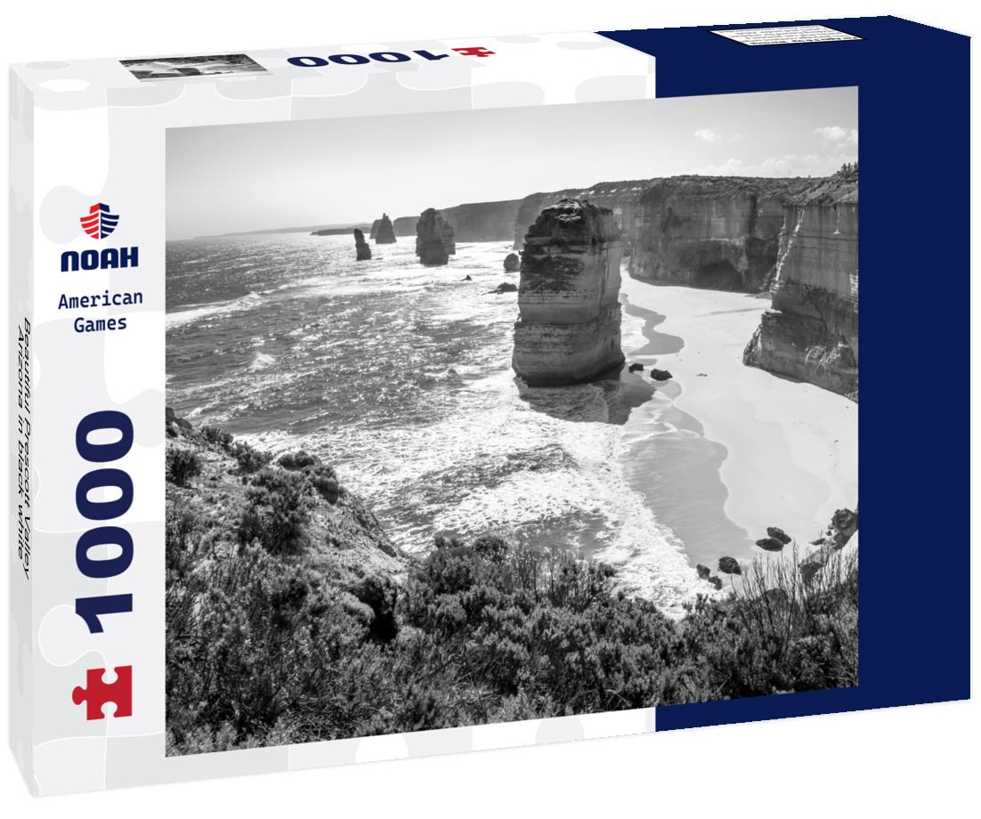 Noah Jigsaw Puzzle Beautiful Prescott Valley, Arizona in black white 1000 pieces