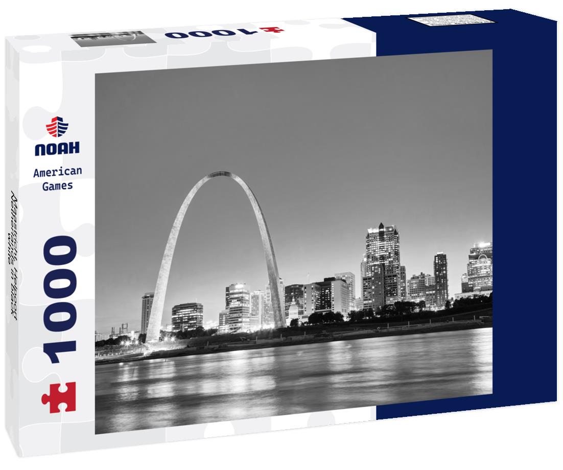Noah Jigsaw Puzzle Maastricht, Helpoort, Netherlands in black white 1000 pieces