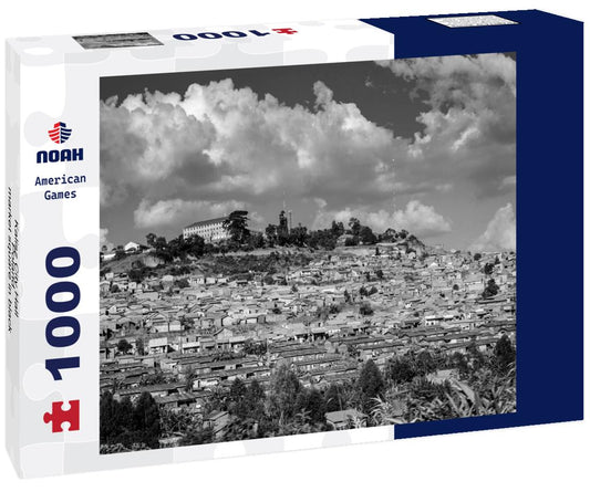 Noah Jigsaw Puzzle Kalisz City Hall - Poland - market square in black white 1000 pieces