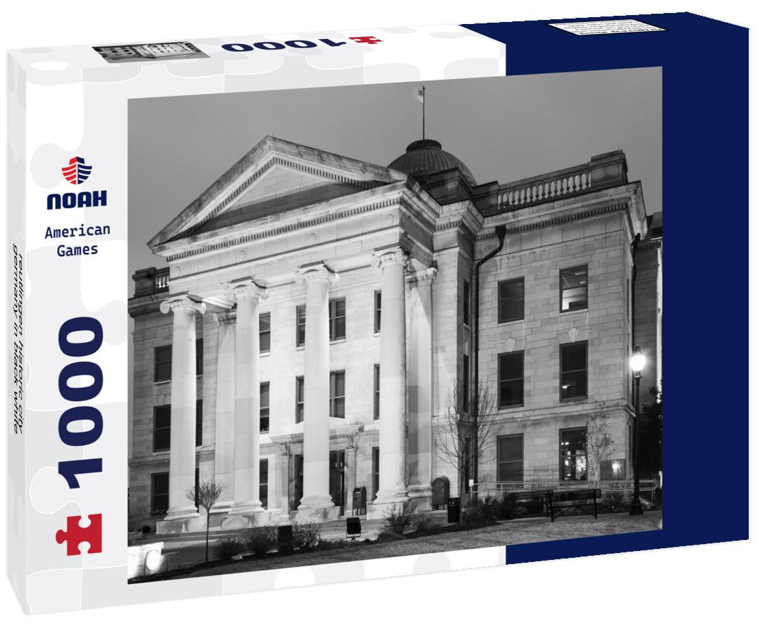 Noah Jigsaw Puzzle reutlingen historic city germany in black white 1000 pieces