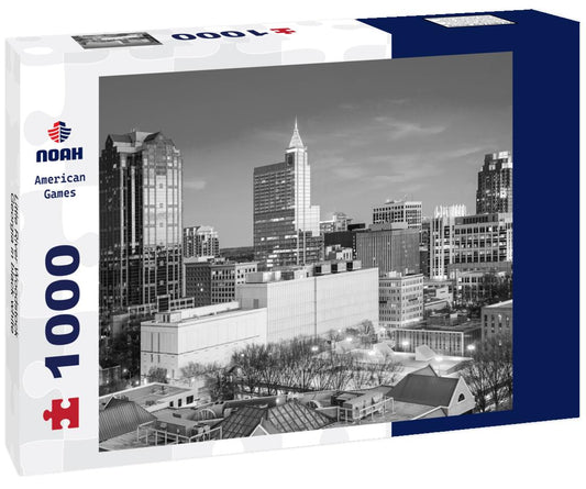 Noah Jigsaw Puzzle Little River Woodstock Georgia in black white 1000 pieces