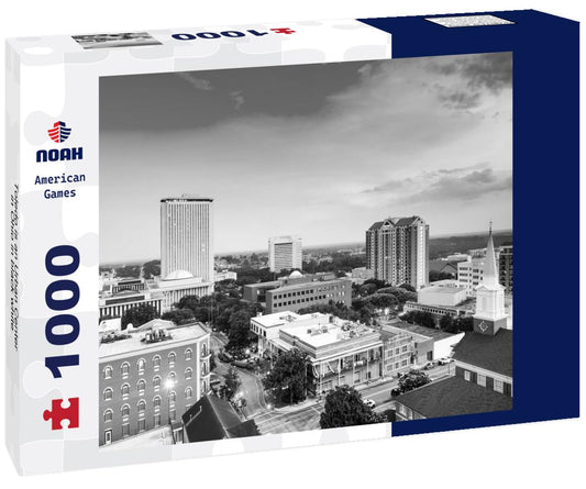 Noah Jigsaw Puzzle Toledo is an Urban Center in Ohio in black white 1000 pieces