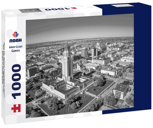 Noah Jigsaw Puzzle Best Fly fishing experience down the Montana in Alberton river gorge in black white 1000 pieces