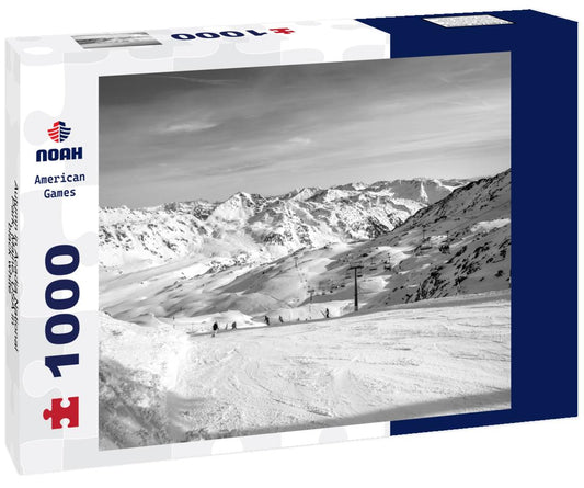 Noah Jigsaw Puzzle Autumn in Acadia National Park, Maine, USA in black white 1000 pieces