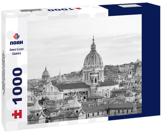 Noah Jigsaw Puzzle Corpus Christi, Texas, USA downtown skyline at twilight in black white 1000 pieces