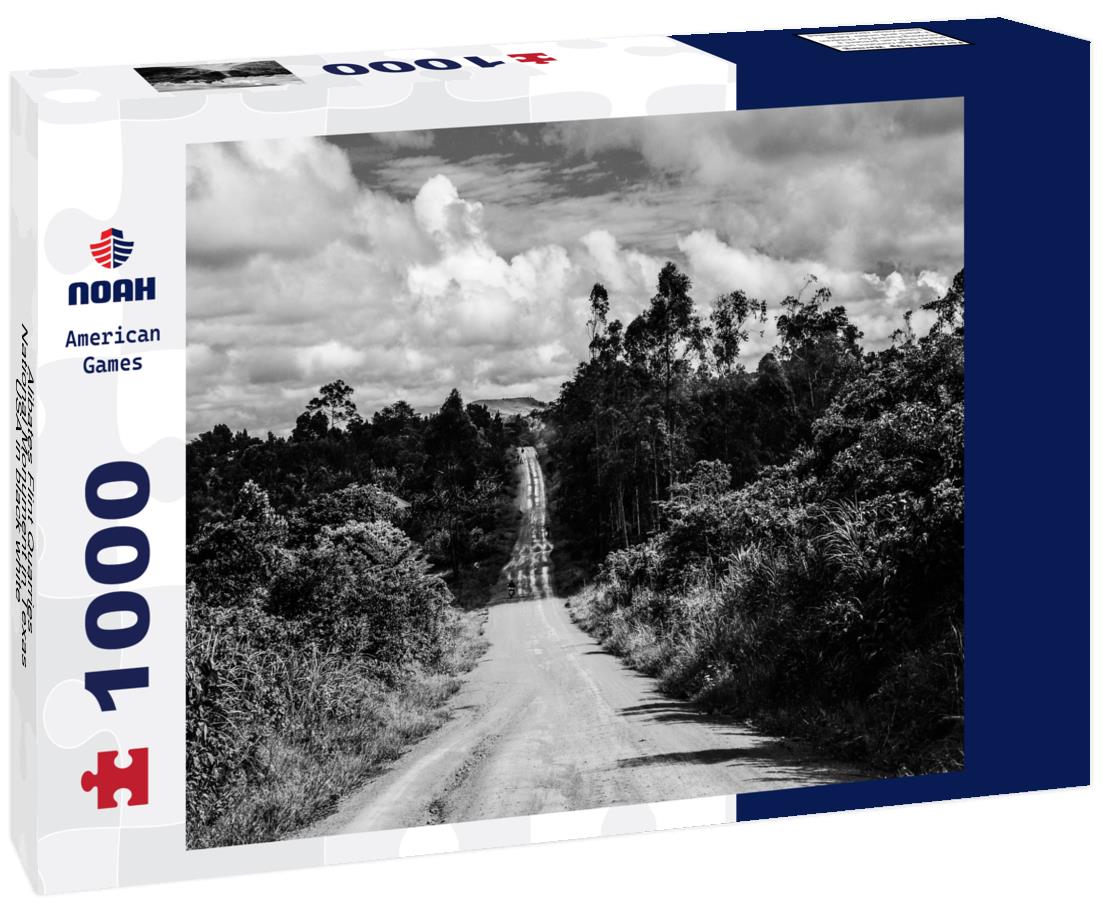 Noah Jigsaw Puzzle Alibates Flint Quarries National Monument in Texas, USA in black white 1000 pieces