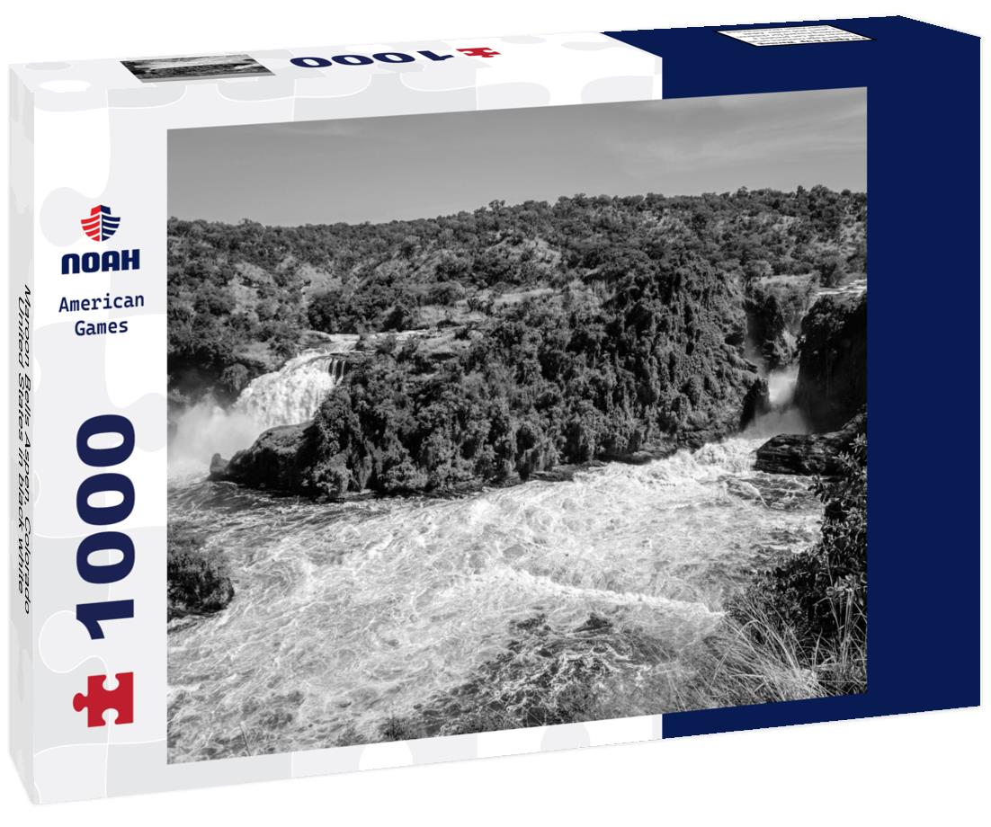 Noah Jigsaw Puzzle Maroon Bells Aspen, Colorado United States in black white 1000 pieces